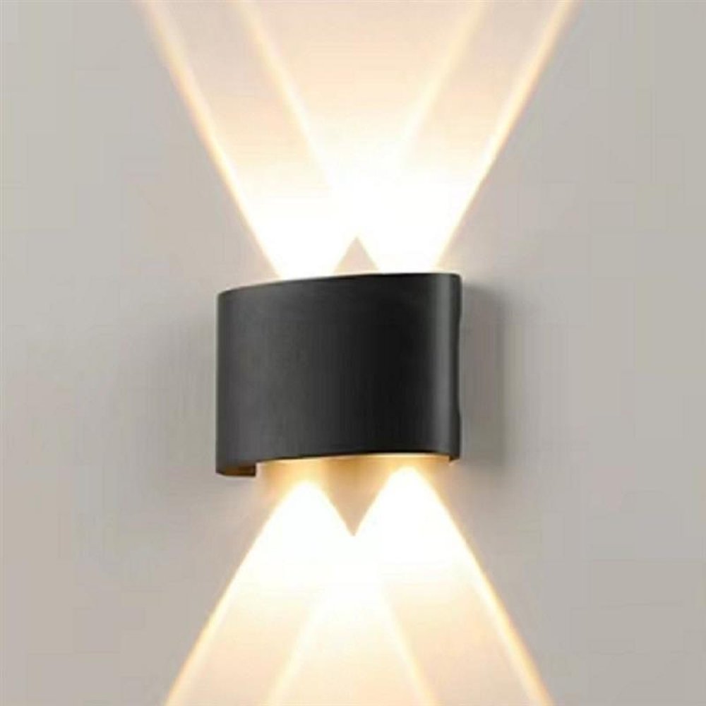 Arandela Led Preta De Parede Externa/Interna 4W - 4000K - Bivolt Noll