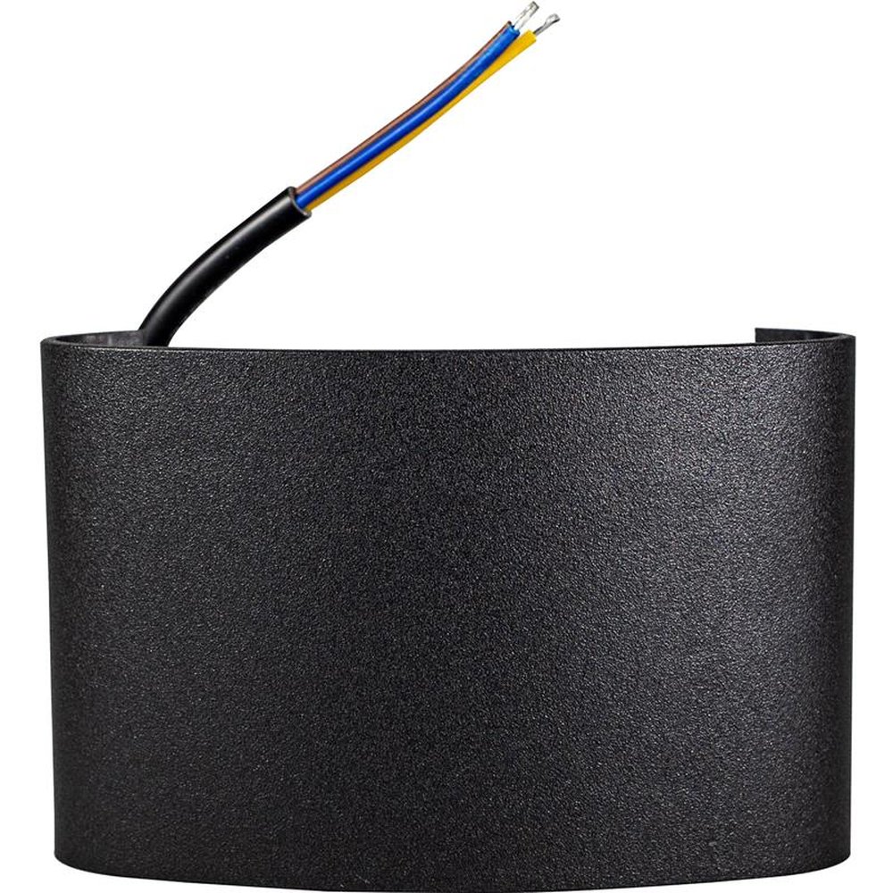 Arandela Led Preta De Parede Externa/Interna 4W - 4000K - Bivolt Noll