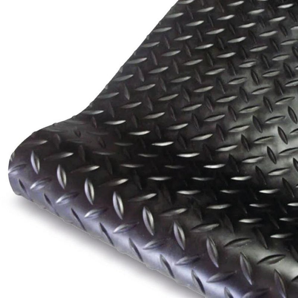 Piso De Borracha Diamante 1.0 M 3.0Mm X 20 M - Diamante Noll