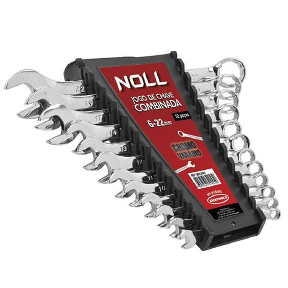 Jogo Chave Combinada 6 A 22Mm - 12 Peças Noll
