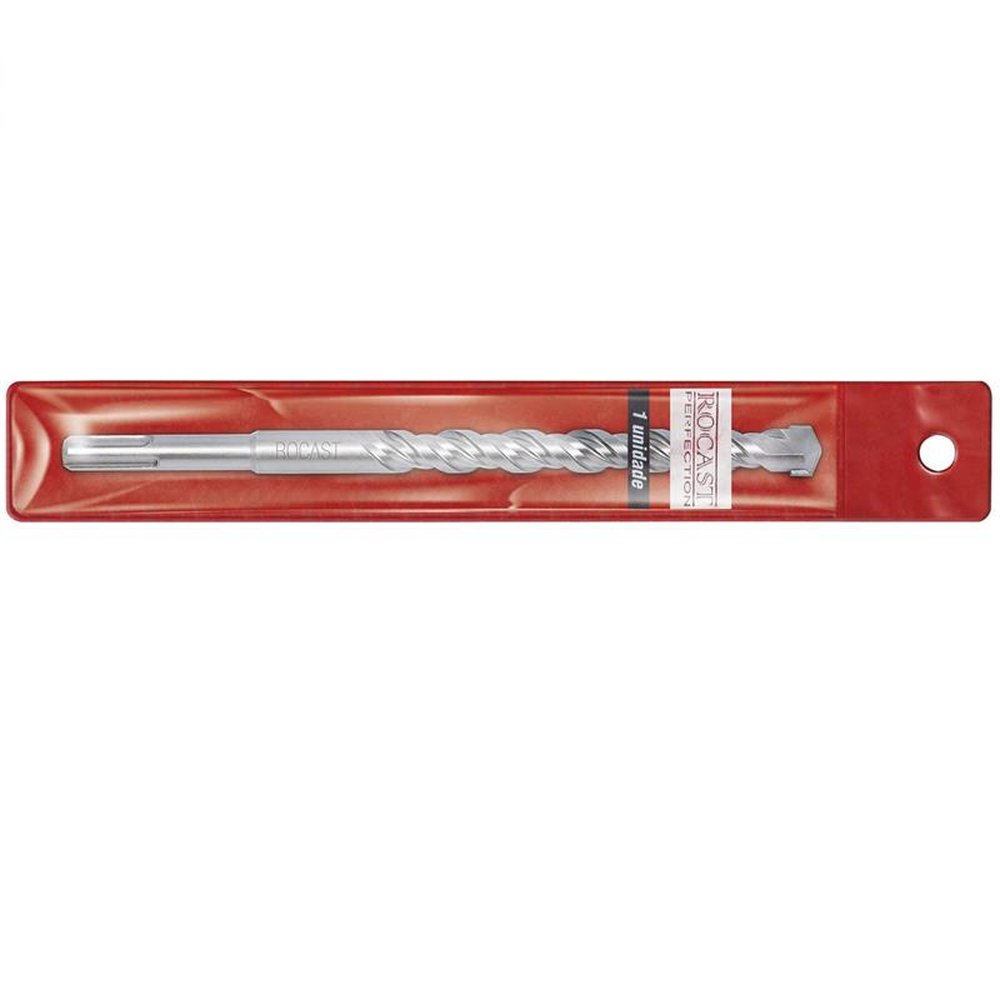 Broca Com Pastilha De Metal Duro E Encaixe Rápido - Vídia 05 X 110Mm Rocast