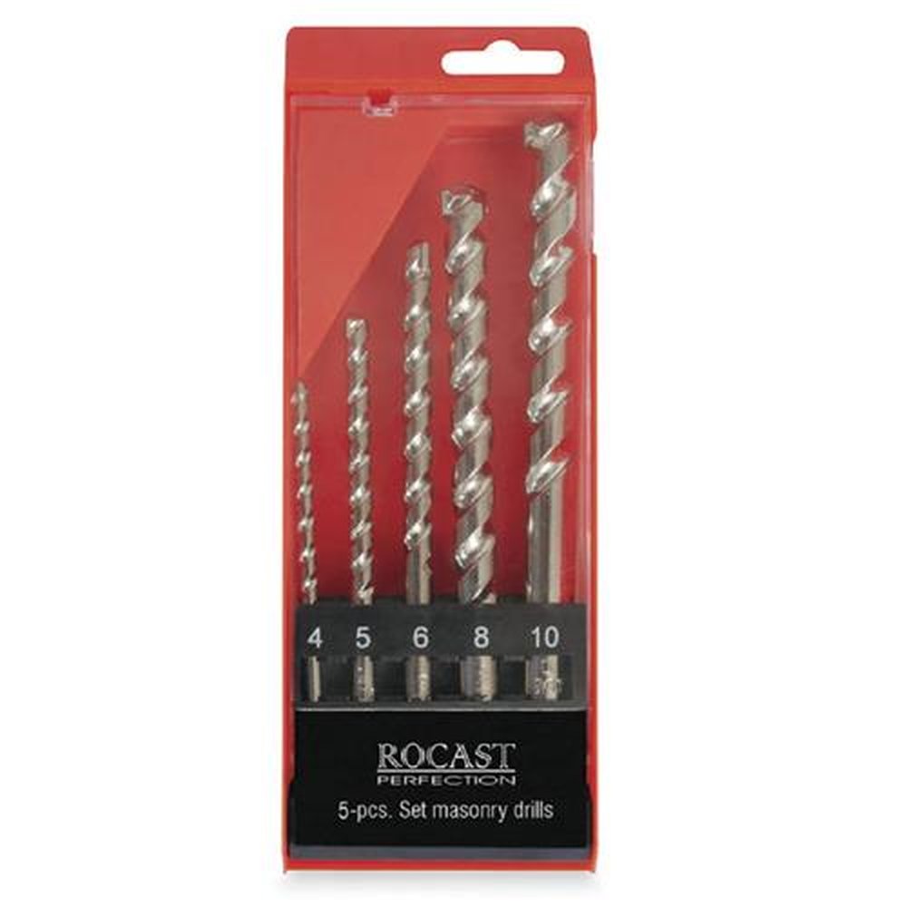 Jogo Brocas Vídia-M 5 Peças 4.0 A 10.0Mm - 8039 Rocast