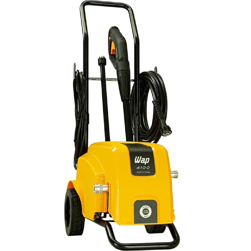 Lavadora de Alta Pressão Wao 4100, 220V, 2000PSI, 2200W, Amarelo e Preto