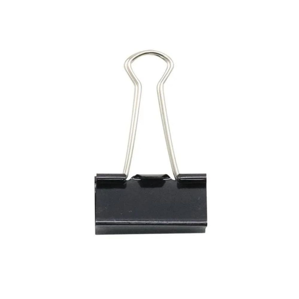 Prendedor Metal Binder 4 Mm Jocar Office, Leonora, Preto
