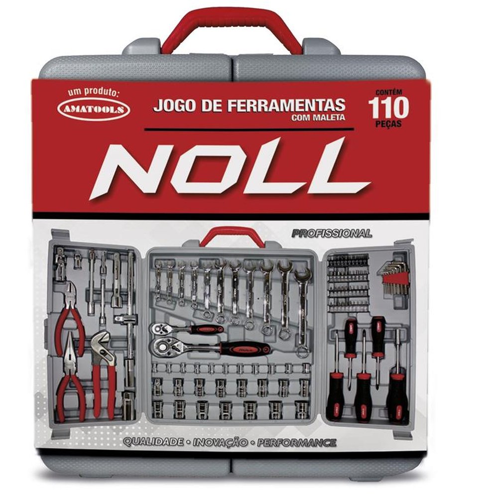 Jogo De Ferramentas 110 Peças Noll