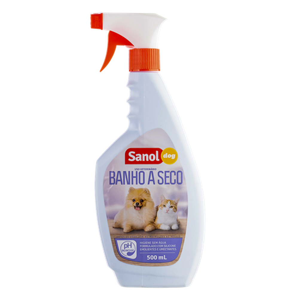 Banho A Seco Sanol Dog 12X500Ml