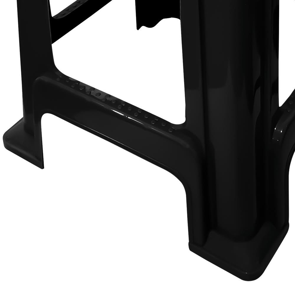 Banqueta Plástica Arcos Preta