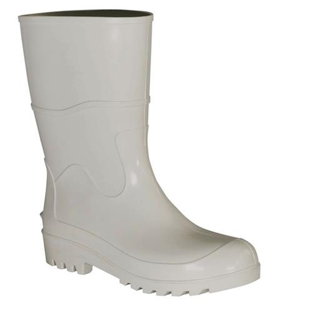 Bota Pvc Branca Com Forro Cano Médio Nº 40 - Ppp 106 Proteplus