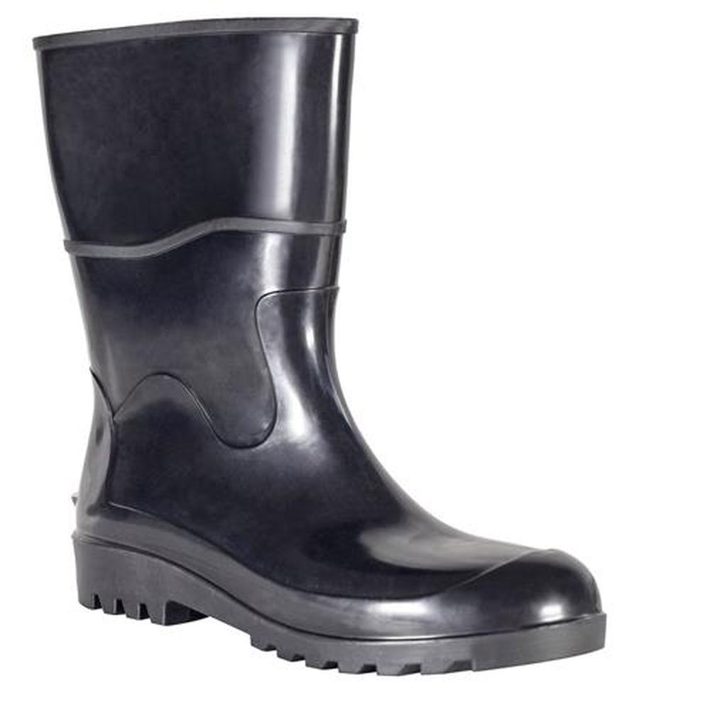Bota Pvc Preta Cano Médio Nº 45 - Ppp 206 Proteplus