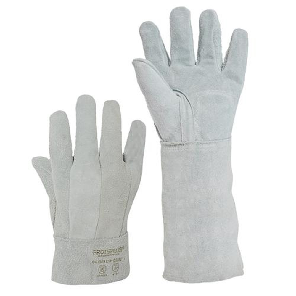 Luva De Raspa Cano Longo 20Cm Único - Ppm 20 Proteplus