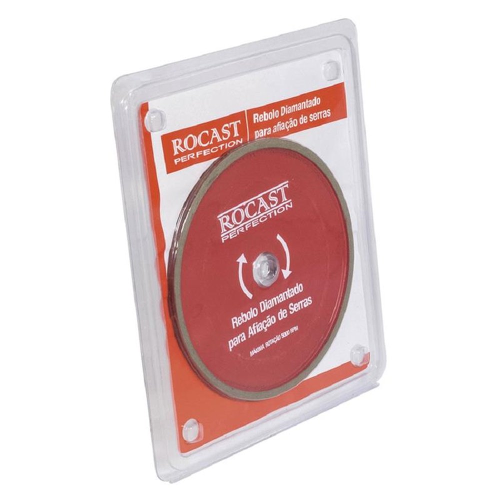 Rebolo Para Afiação De Serras Com Pastilha De Metal Duro 150 X 5 X 1.5Mm Rocast