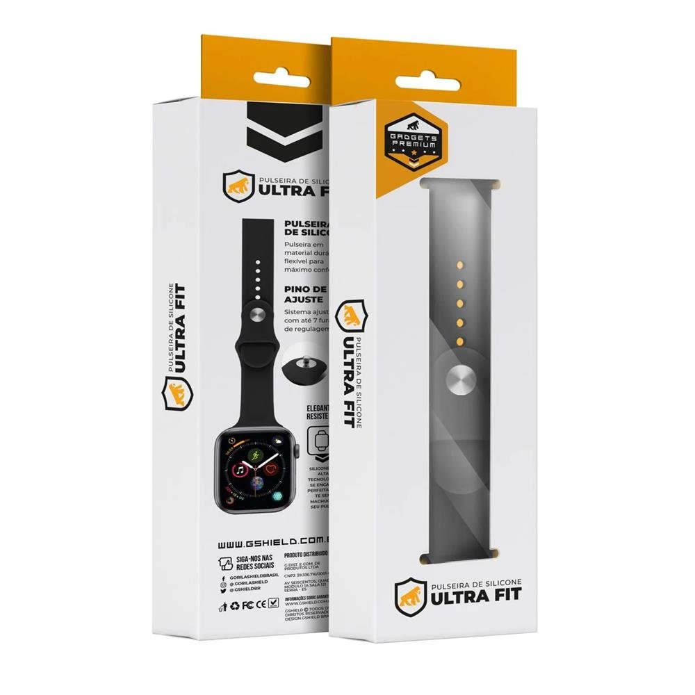 Pulseira Ultra Fit Para Apple Watch 38 / 40 / 41Mm - Rosa Claro