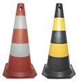 Cone Rígido Plt Laranja/Branco 75Cm - Pps 04 Proteplus