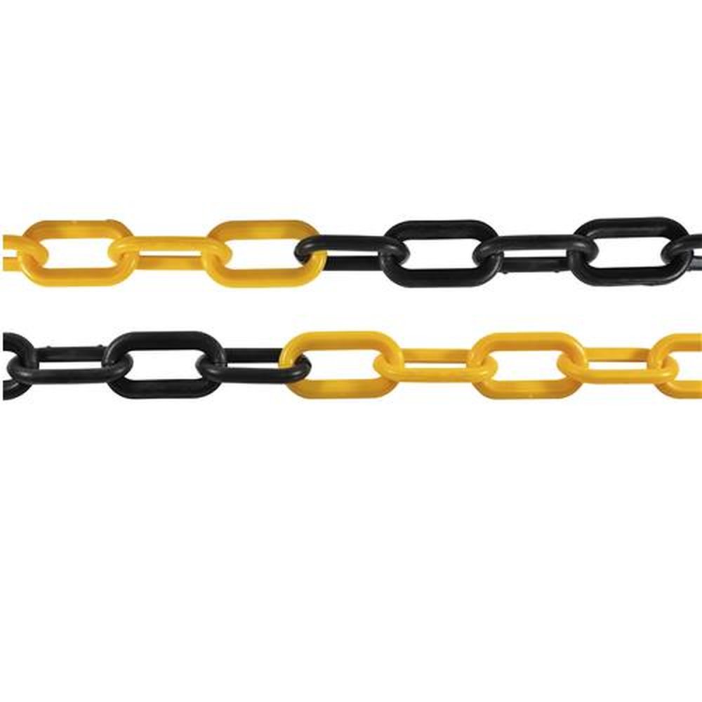 Corrente Plástica Amarelo E Preto P - 100M/Emb - Pps 01 Proteplus