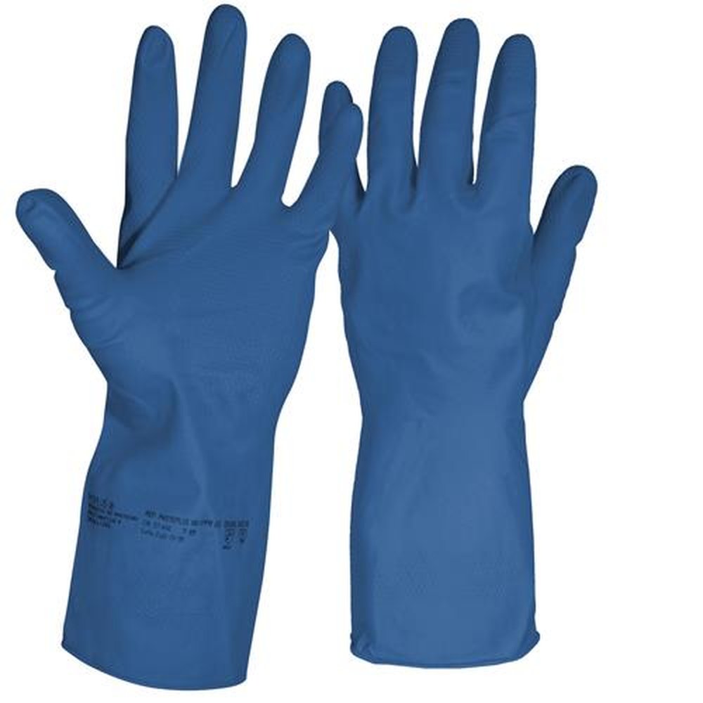 Luva Látex Azul Tamanho 8 (M) - PPM 08 Proteplus