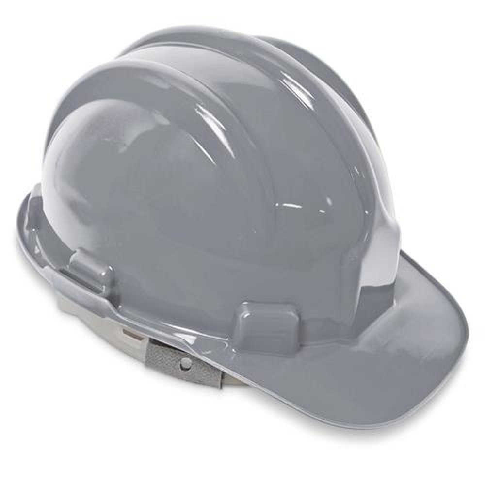 Capacete Plt - Tipo Ii - Classe B - Aba Frontal Cinza - Ppc 01 Proteplus