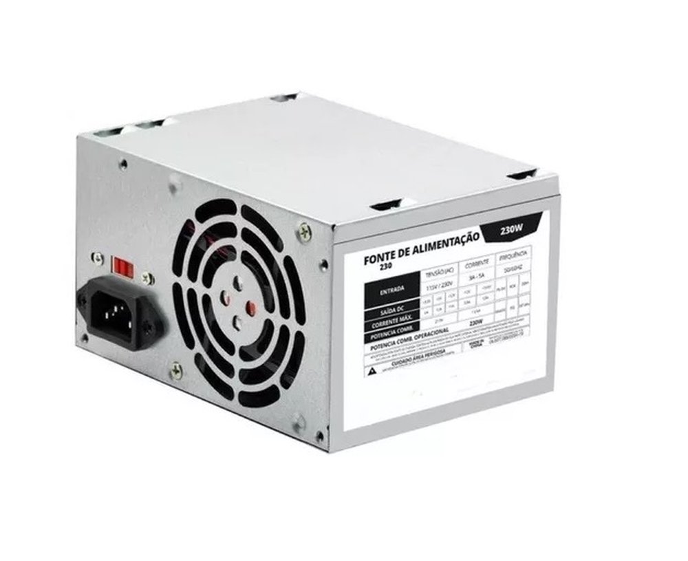 Fonte Vxpro Atx 230W Vx230se - Sem Cabo De Força