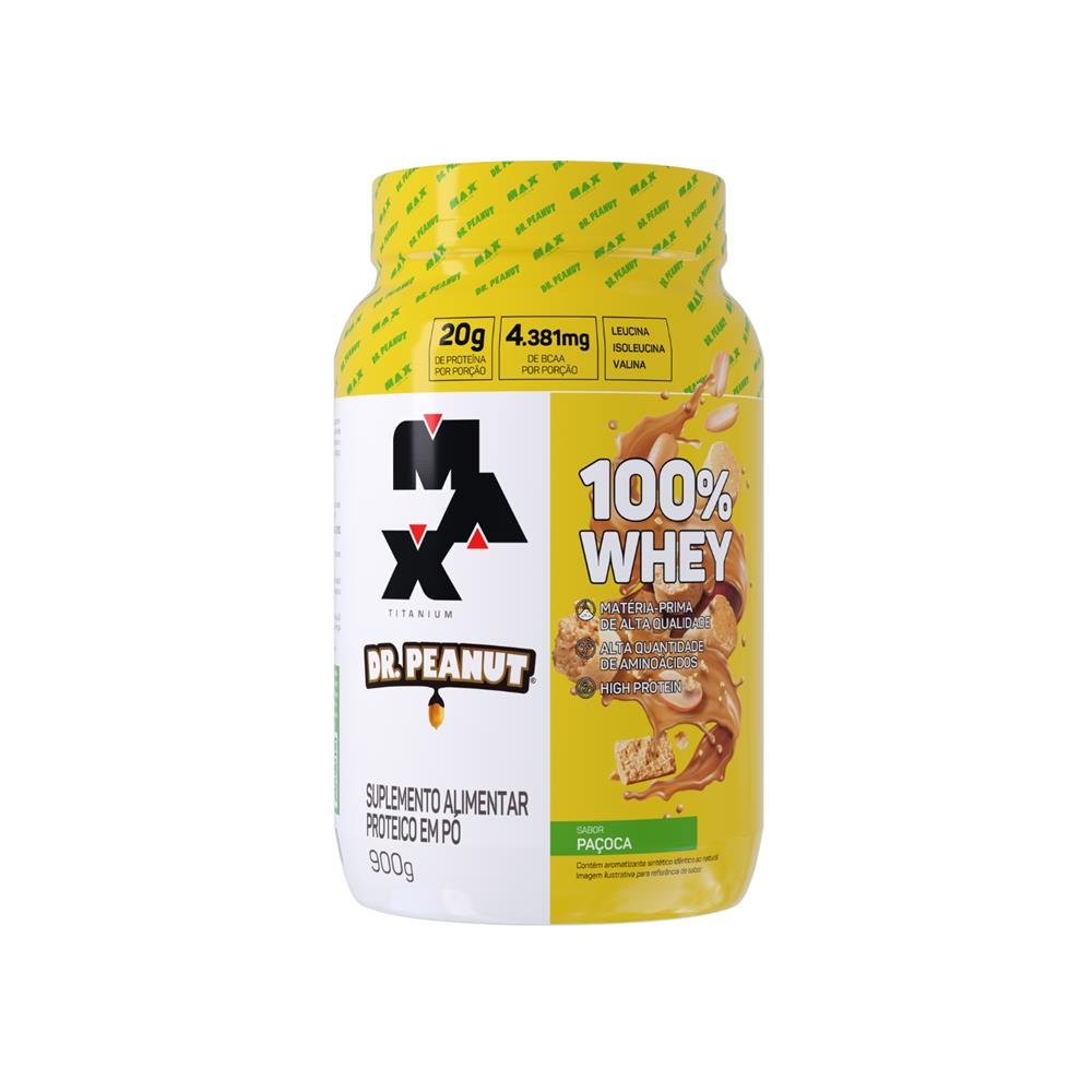 100% Whey Paçoca Dr.Peanut Pote 900g