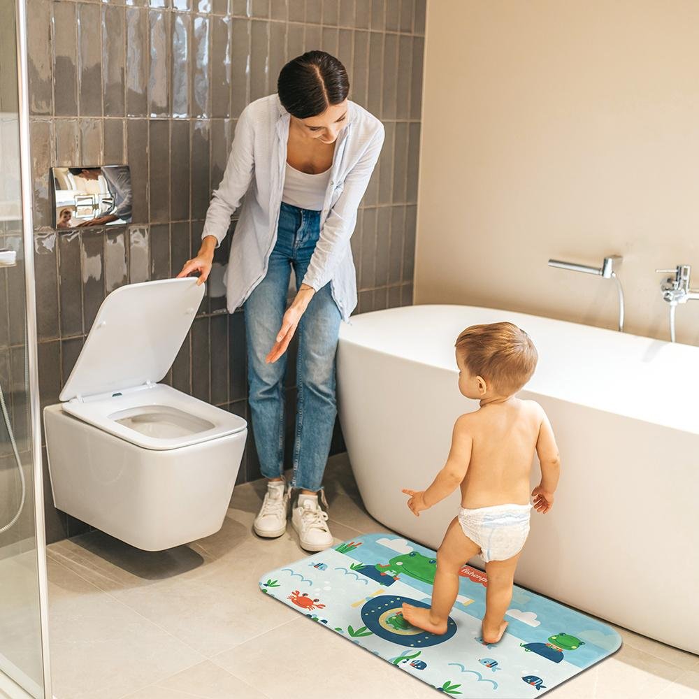 Tapete Infantil para Banho Splish N Splash Blue Fisher Price - BB1240