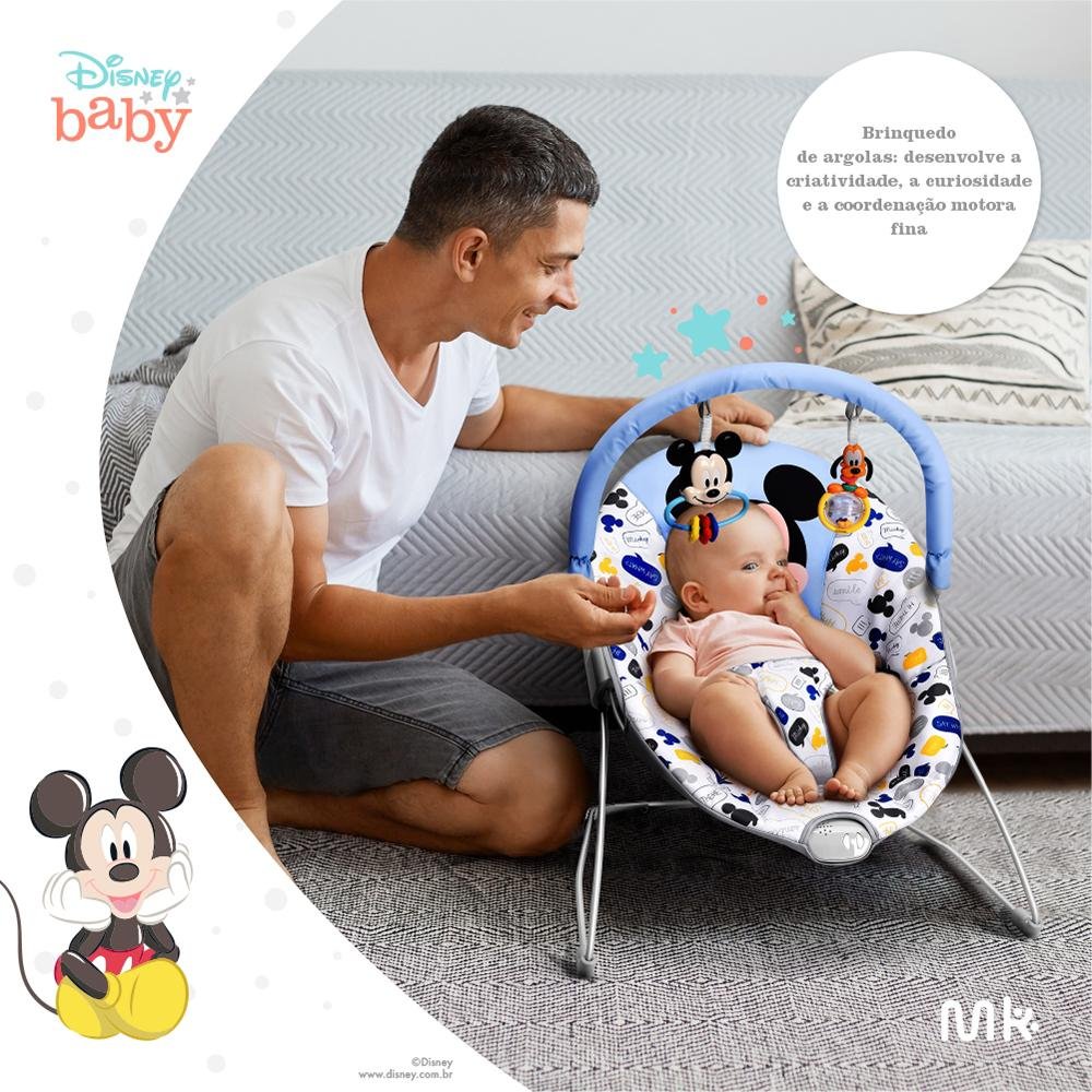Cadeira de Descanso 0 -11Kg Mickey Softy Multikids Baby - BB440