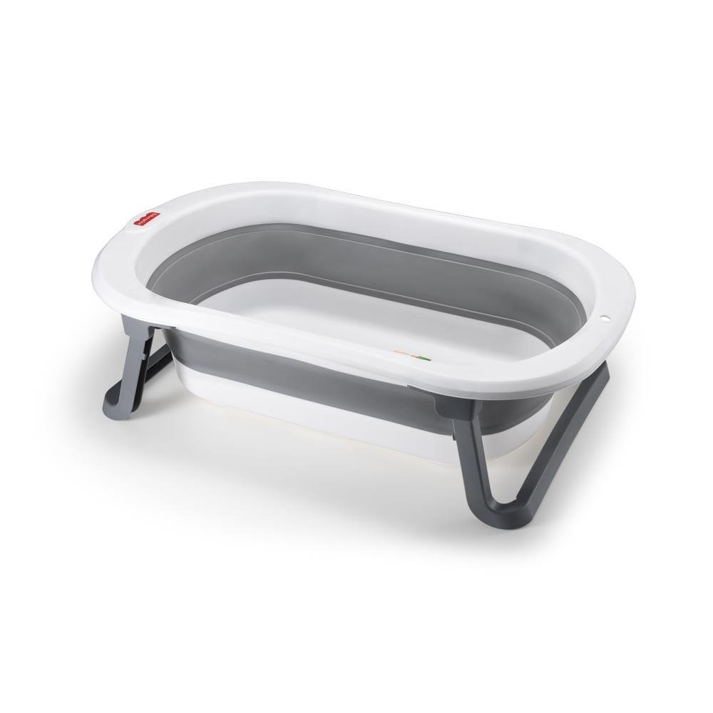 Banheira Retratil Estampada Splish N Splash Branco/Cinza - BB1244