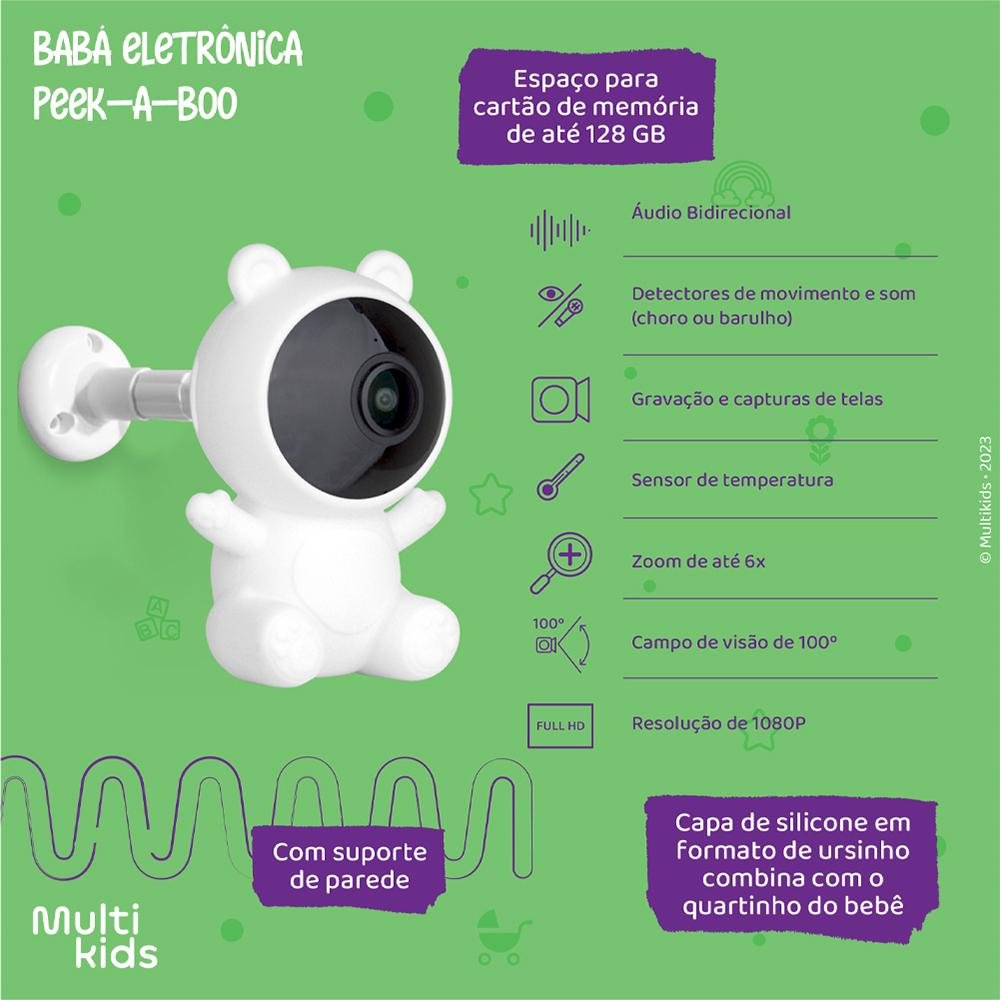 Baba Eletronica Wifi Peek-a-Boo Multikids - BB490
