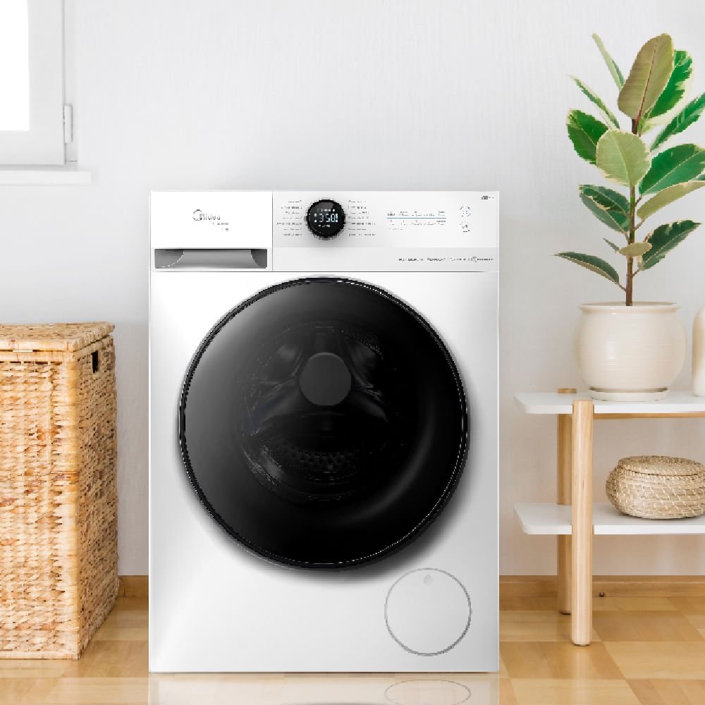 Lavadora de Roupas Midea HealthGuard Smart 11KG Branca MF200W110WB/WK-01 ¿ 127 Volts