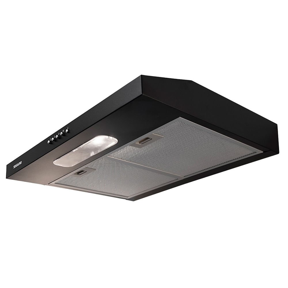 Depurador de Ar Suggar Slim 60cm Preto DPS161PT ¿ 127 Volts