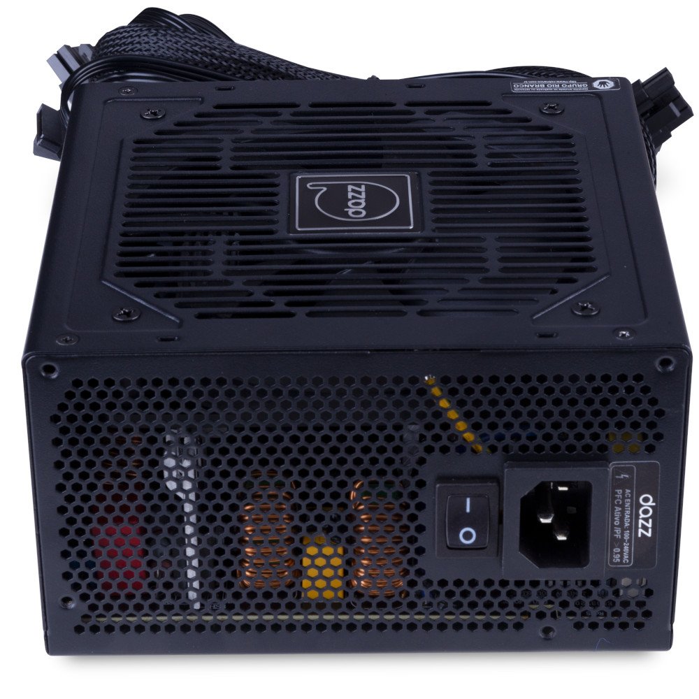 Fonte Pc 650w Rop 80 Plus Bronze Pfc Ativo, Bivolt Automatica, 63000002, Maxprint/Dazz