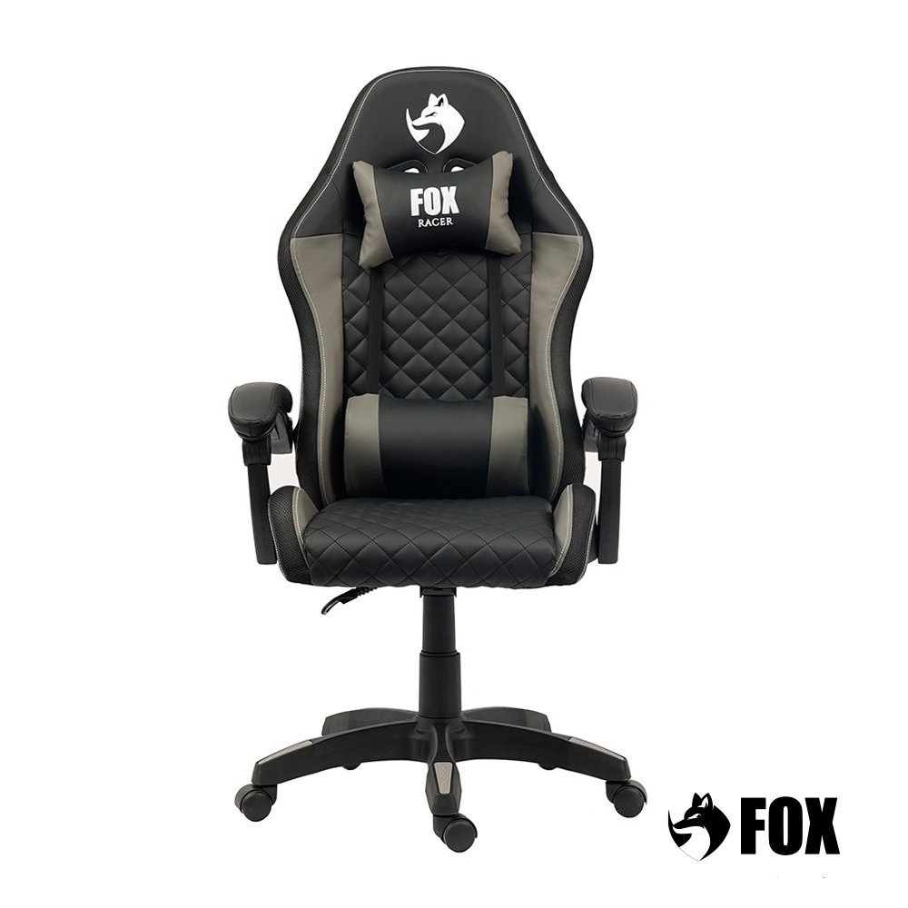 Cadeira Gamer Fox Racer Vulpes Cinza WZ-318