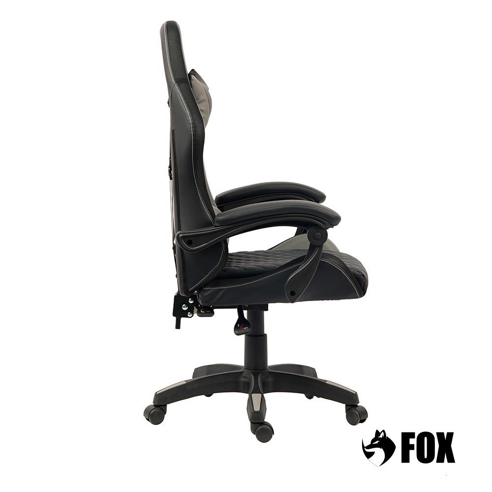 Cadeira Gamer Fox Racer Vulpes Cinza WZ-318