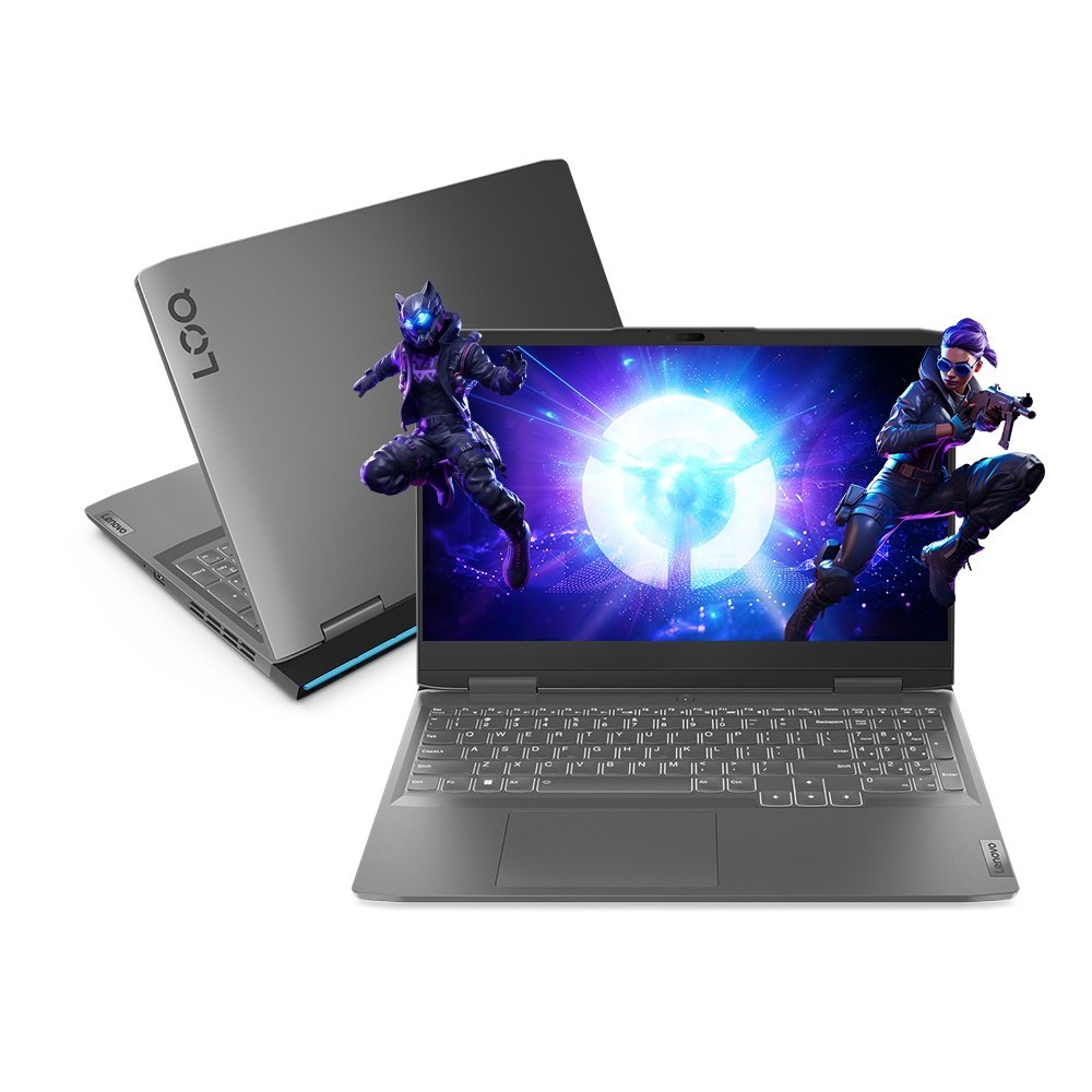 Notebook 15.6" Lenovo Gamer Loq Intel I5-12450h, 8gb. Ssd512gb Nvme, Nvidia Geforce Rtx 2050,4gb Gddr6, Windows 11, 83eu0000br, Lenovo