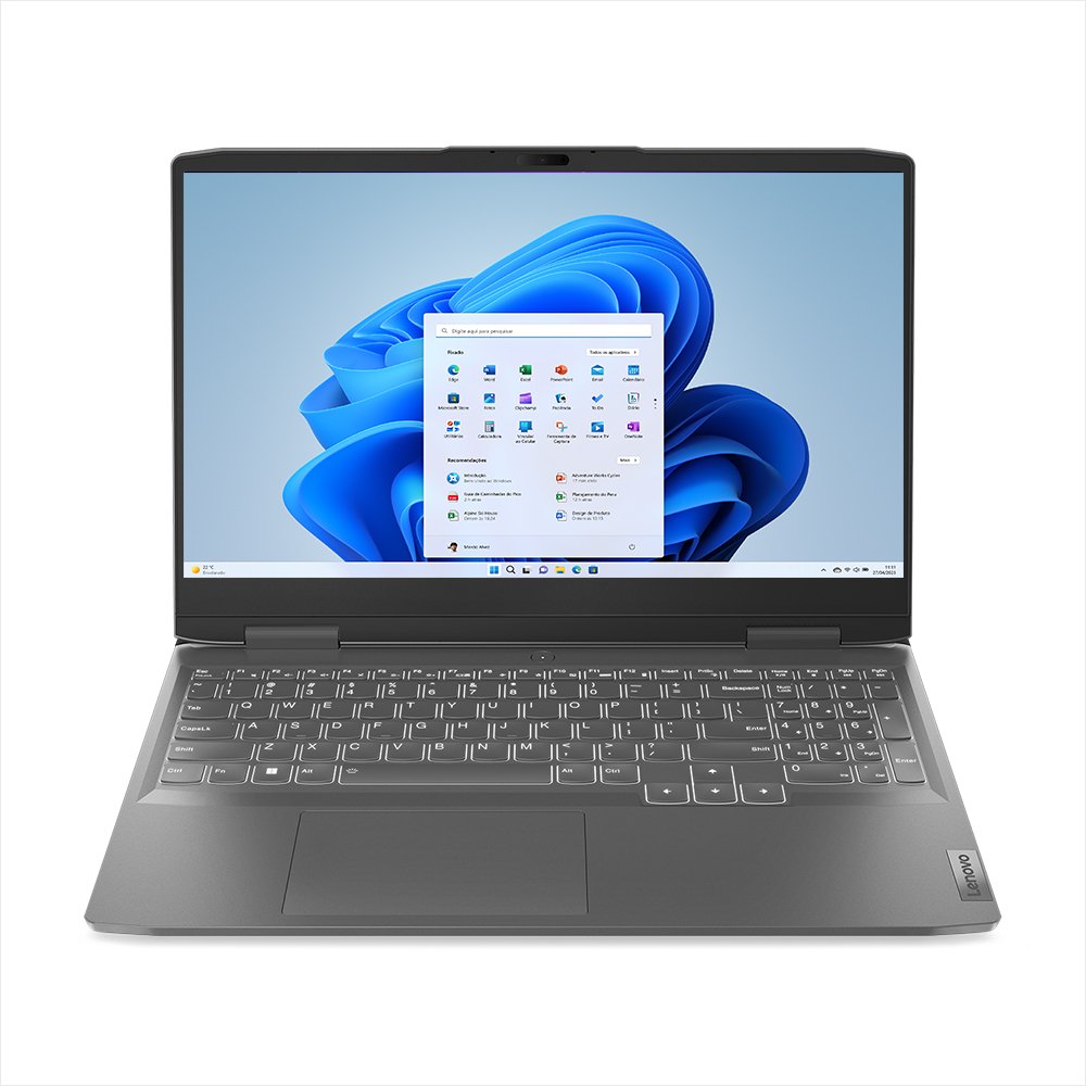 Notebook 15.6" Lenovo Gamer Loq Intel I5-12450h, 8gb. Ssd512gb Nvme, Nvidia Geforce Rtx 2050,4gb Gddr6, Windows 11, 83eu0000br, Lenovo