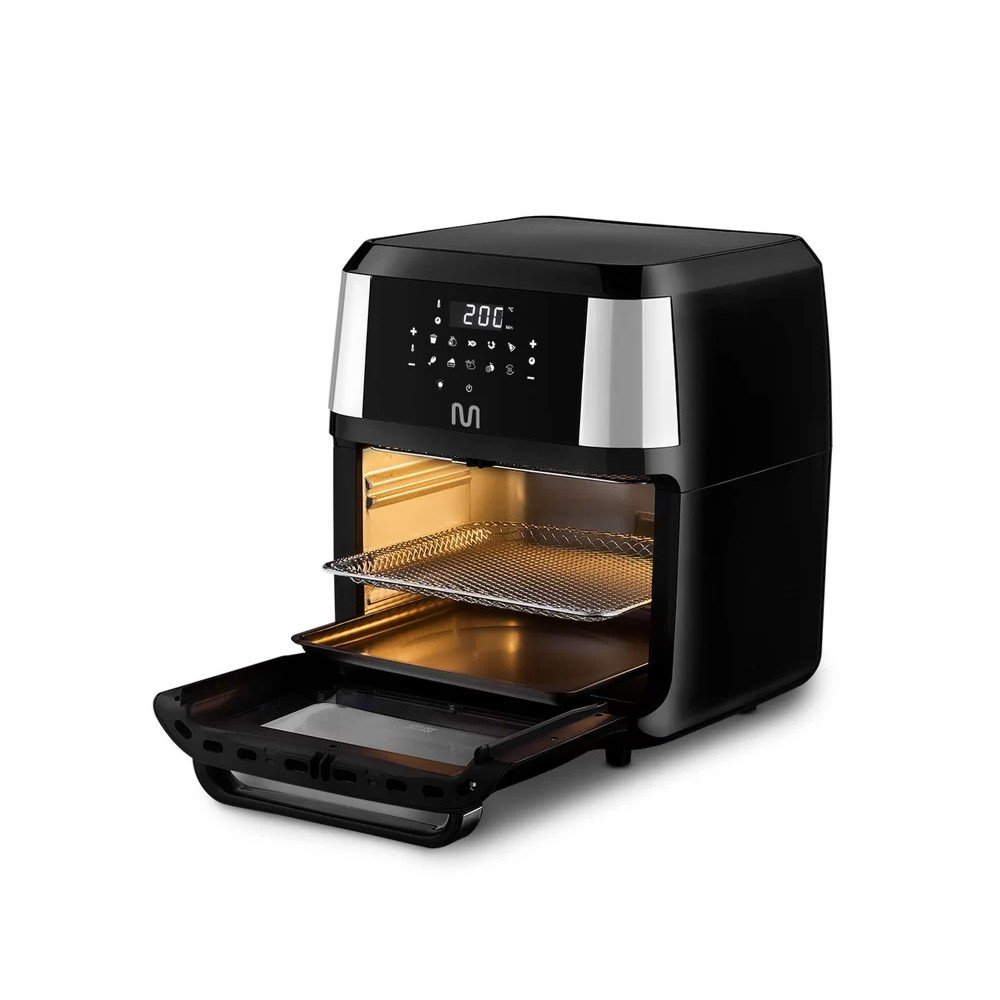 Fritadeira Eletrica Air Fryer Forno 12 Litros Go226, 220v, 1800w, Multilaser