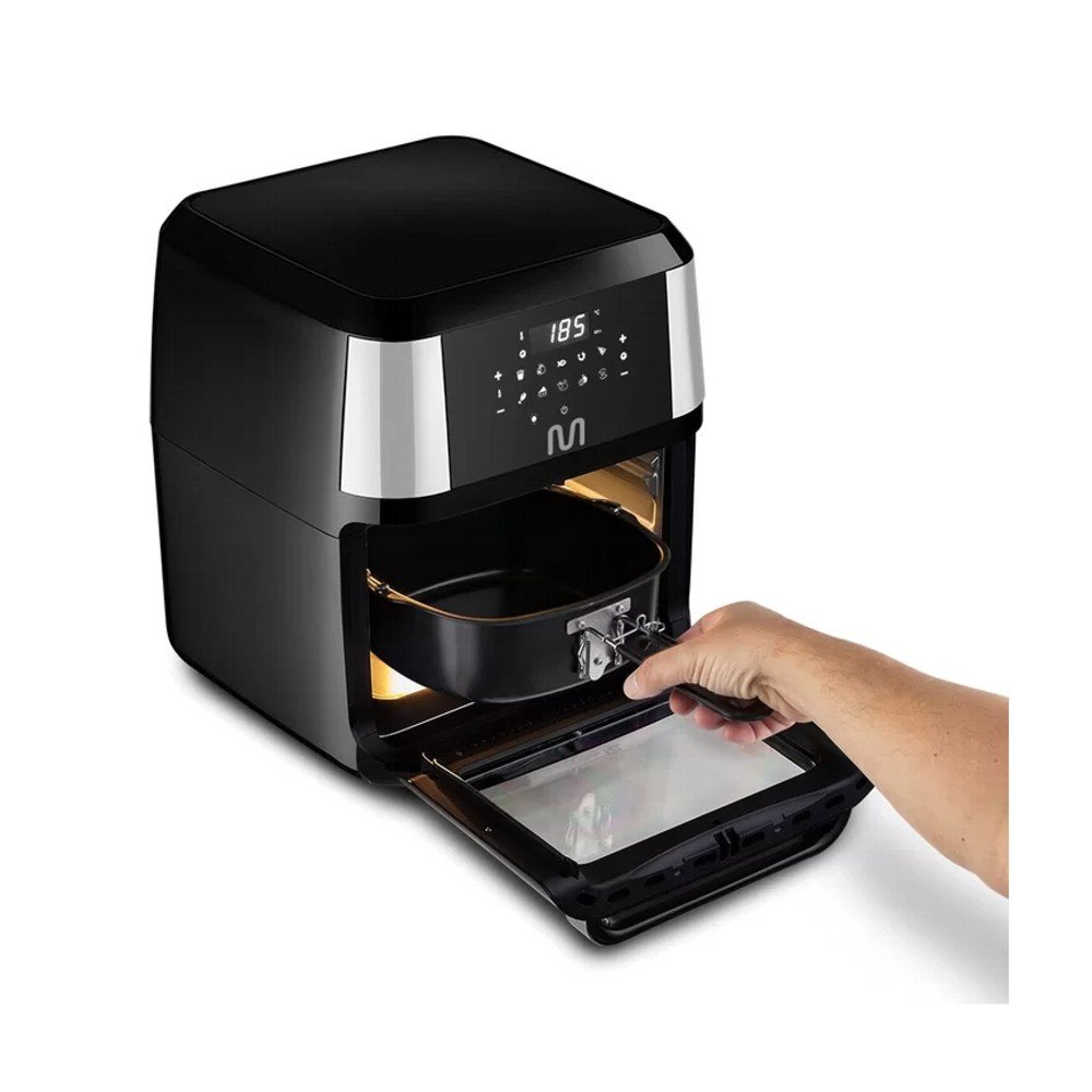 Fritadeira Eletrica Air Fryer Forno 12 Litros Go226, 220v, 1800w, Multilaser