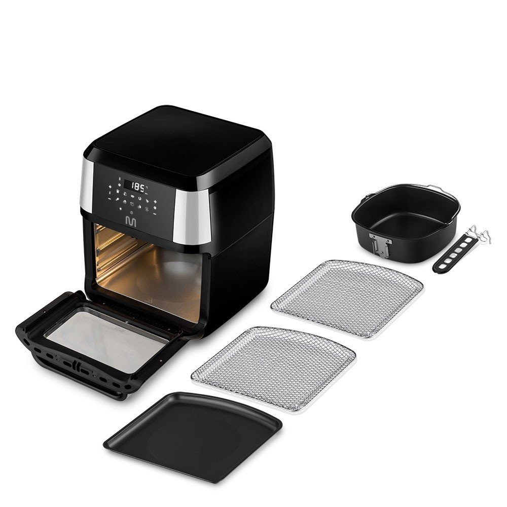 Fritadeira Eletrica Air Fryer Forno 12 Litros Go226, 220v, 1800w, Multilaser