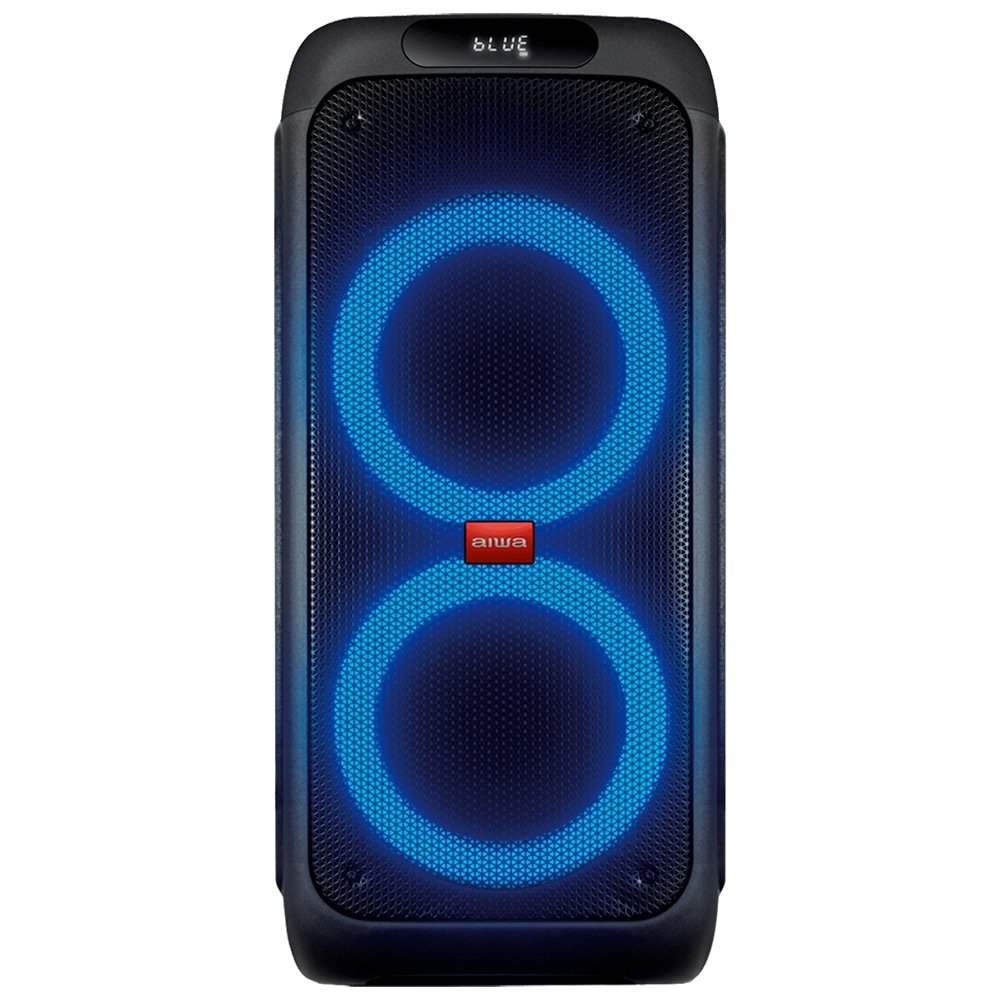 Caixa de Som Amplificada Aiwa Party Box AWSPB01 - Entrada AUX, USB, Bluetooth, 200W RMS, Preto, Bivolt