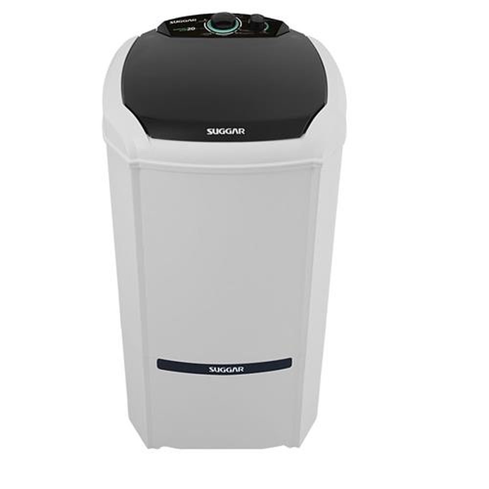 Lavadora de Roupas Suggar 20Kg Semiautomática Lavamax Eco Branca LE2001BTP ¿ 127 Volts