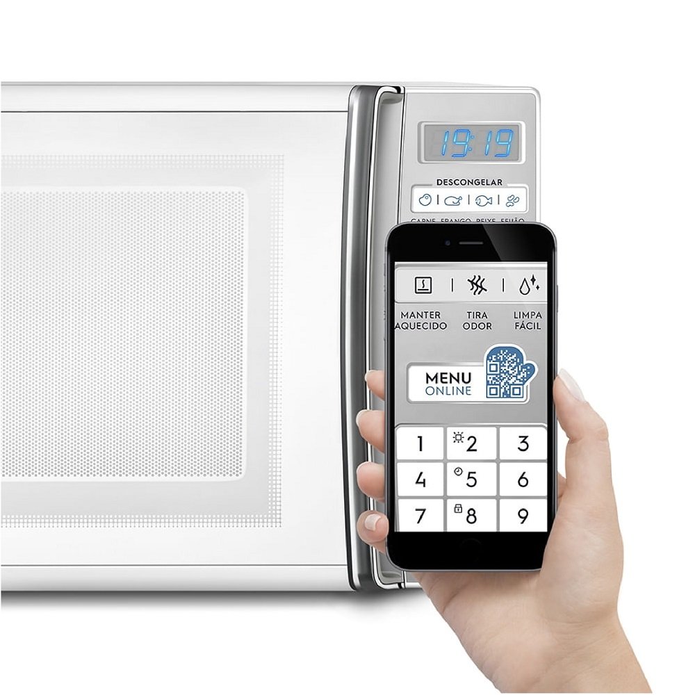Micro-ondas Electrolux 27 Litros Com 55 Receitas Pre-programadas No Menu Online Branco MB37R - 127V