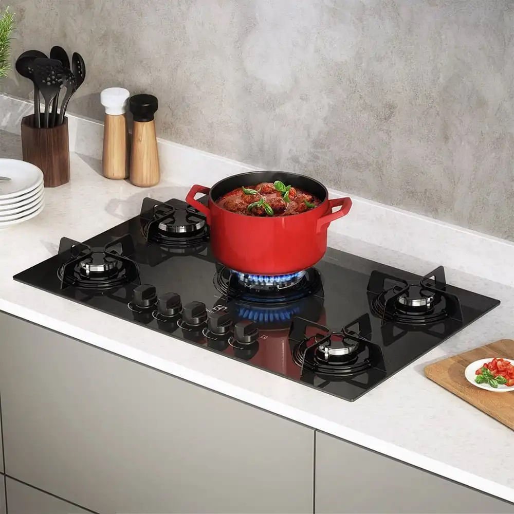 Cooktop a Gás Electrolux 5 Bocas Preto KE5TP ¿ Bivolt