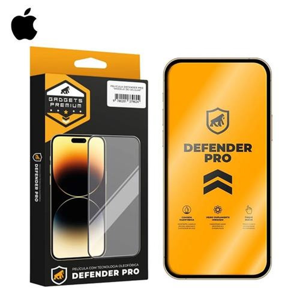 Película Defender Pro Para Iphone 13 Mini - Preta