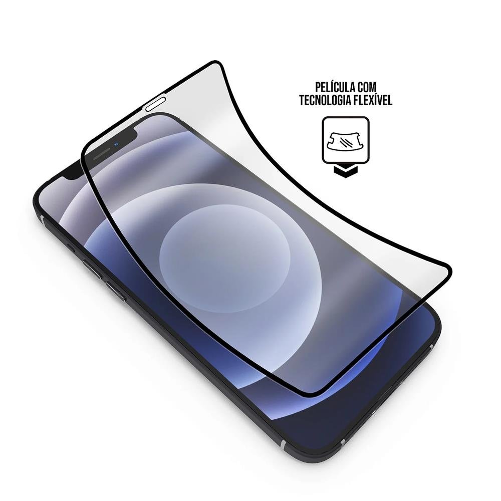 Película Defender Glass Para Iphone 12 / 12 Pro - Preta