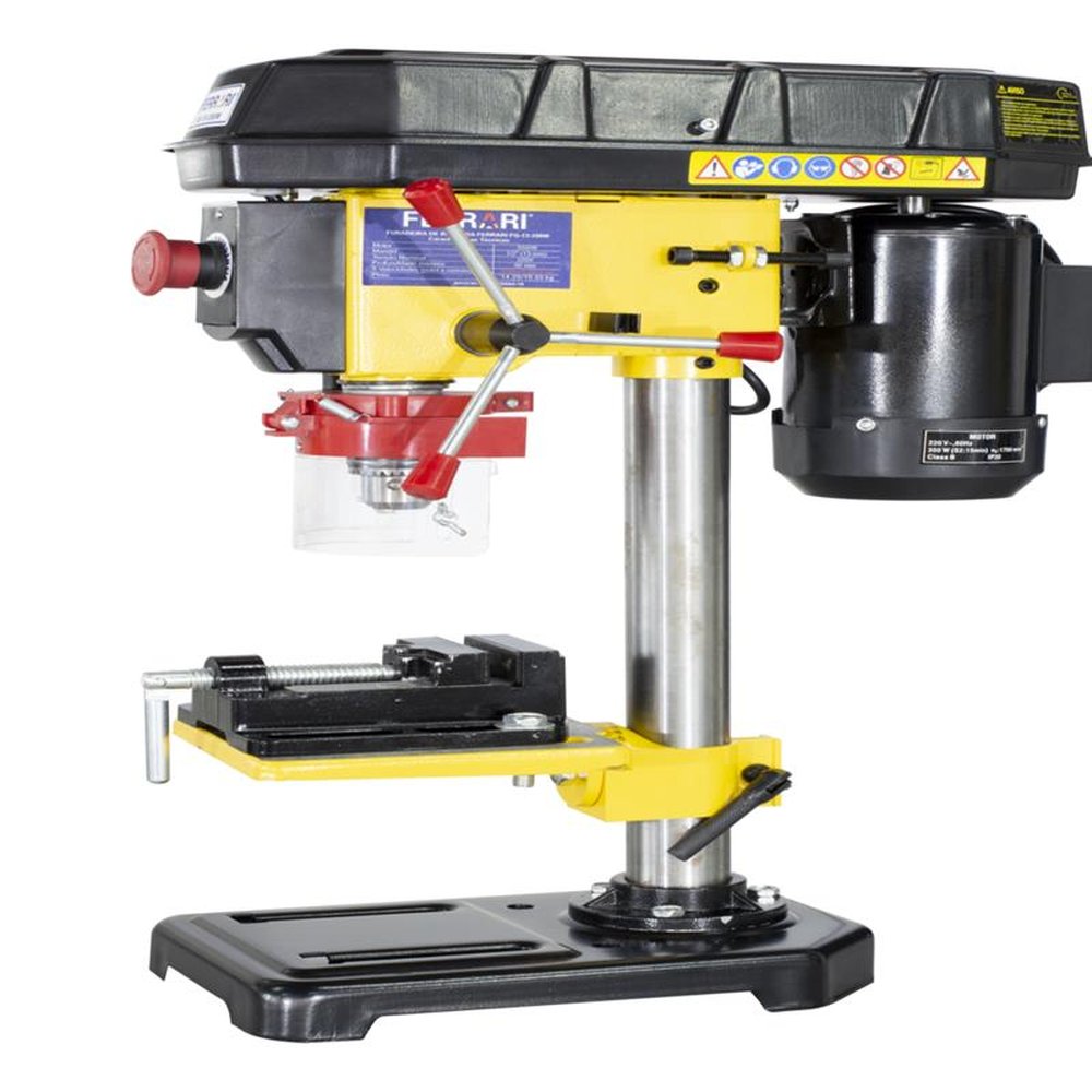 Furadeira De Bancada Ferrari Fg 13 350w 220v S/Morsa
