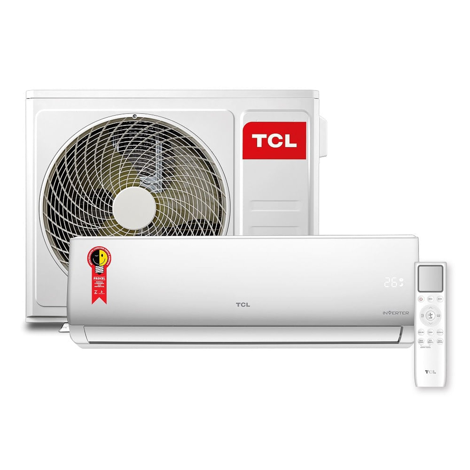 Ar Condicionado Split Hi Wall Inverter TCL 9000 BTU/h Frio Monofásico TAC - 09 CSA2 - INV - 220 Volts