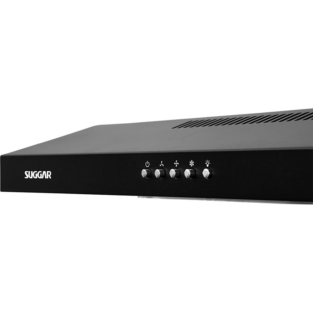 Depurador Slim Suggar Dps162pt 60cm 3 Velocidades Preto 220v