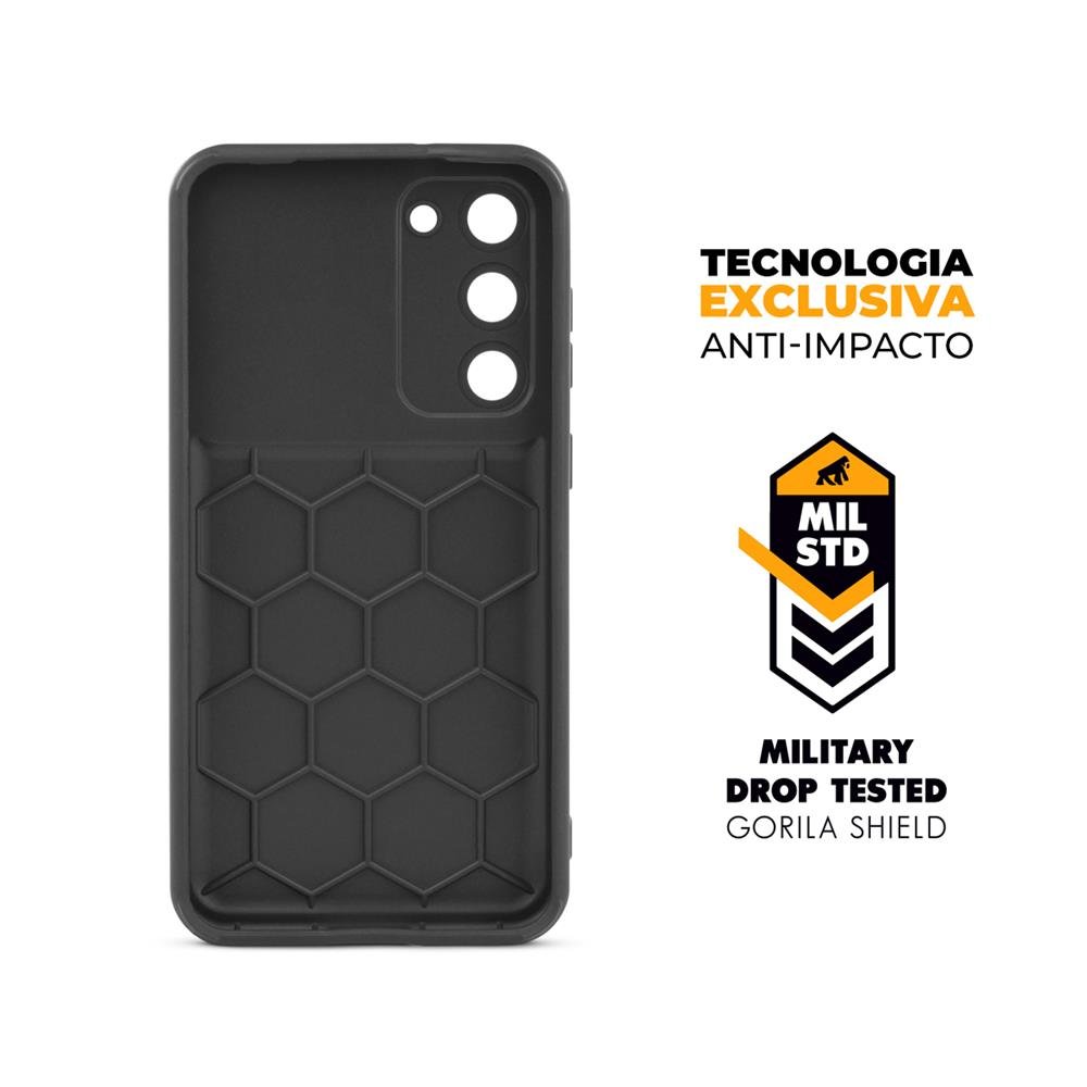 Capa Symetric Para Samsung Galaxy S23 - Preta