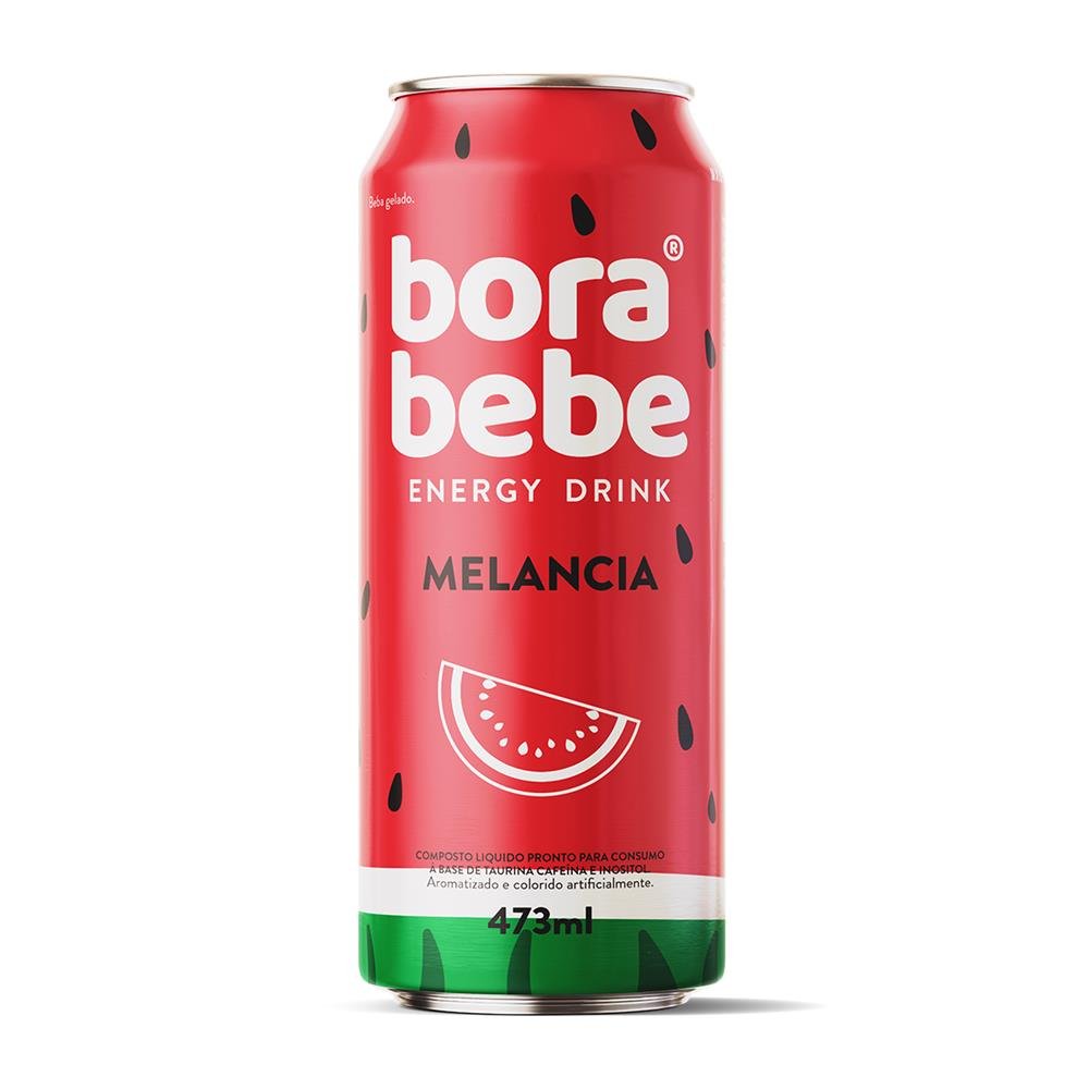 Energético Melancia 6 x 473 ml - Borabebe