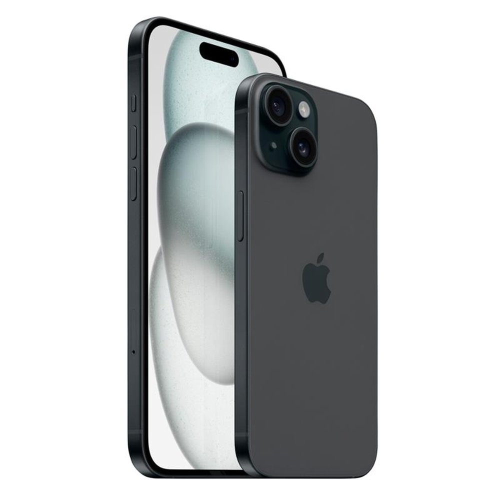 iPhone 15 Plus Apple (128GB) Preto, Tela de 6,7", 5G e Câmera de 48MP