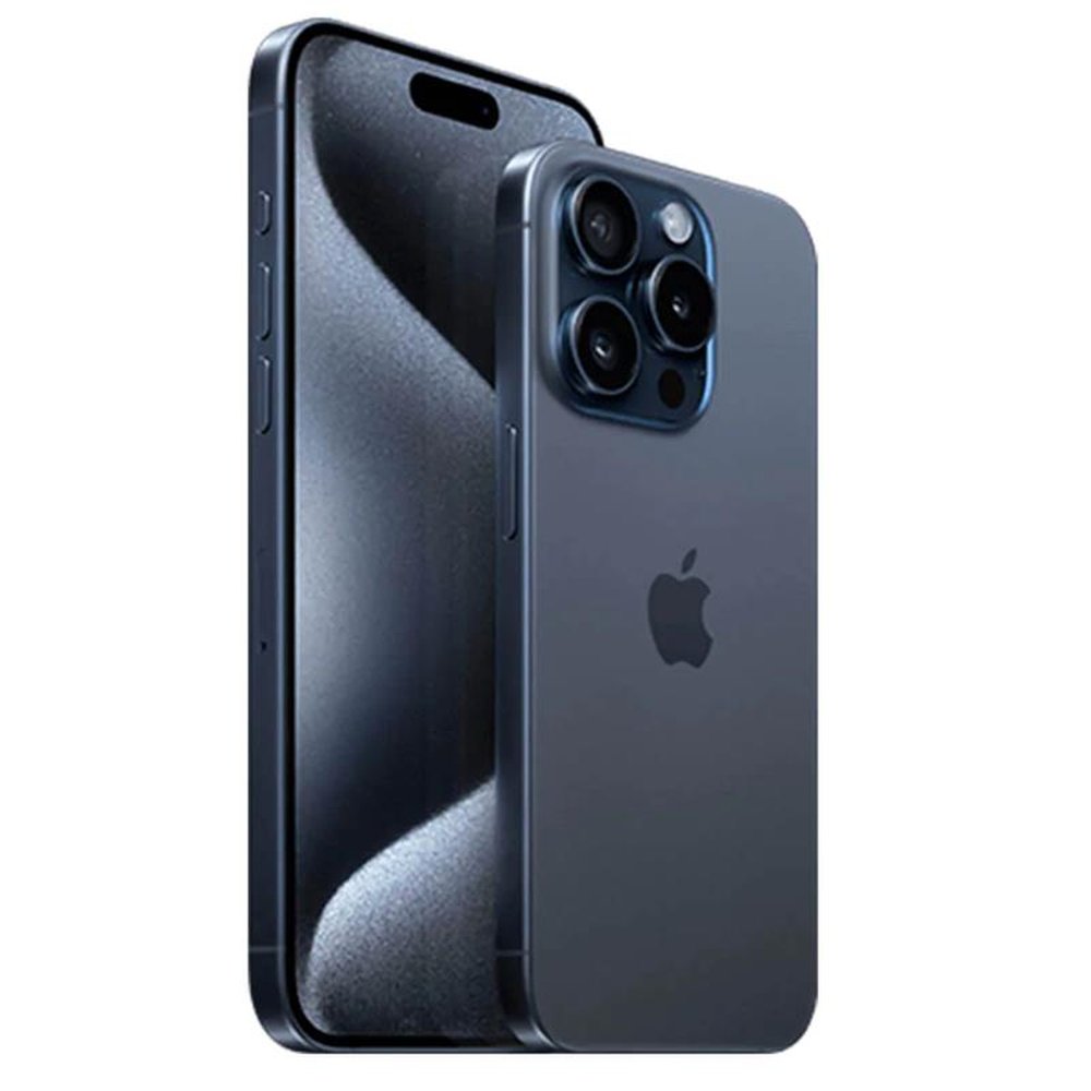 iPhone 15 Pro Max Apple (512GB) Titânio Azul, Tela de 6,7", 5G e Câmera de 48MP
