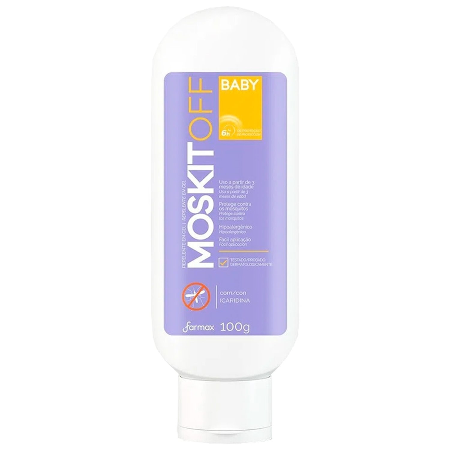 Repelente de Insetos Farmax Baby Icaridina Moskitoff 100g